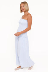 Parkway Maxi Dress - Blue Gingham