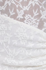 Pascha Off Shoulder Lace Maxi Dress - White
