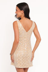 Pasha Mini Dress - Mango Sequin