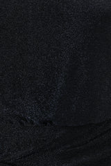 Santiago Off Shoulder Midi Dress - Navy