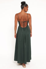 Savannah Maxi Dress - Forest Green