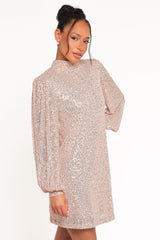 Springfield Mini Dress - Gold