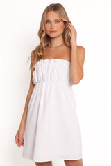 Stratton Mini Dress - White