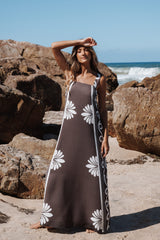 Valeria Maxi Dress - Espresso