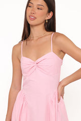 Venice Midi Dress - Pink