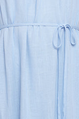 View Halterneck Maxi Dress - Pale Blue