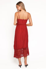 Winnie Maxi Dress - Red