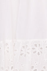 Xana Maxi Dress - White Broderie