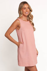 Zoe Mini Dress - Blush