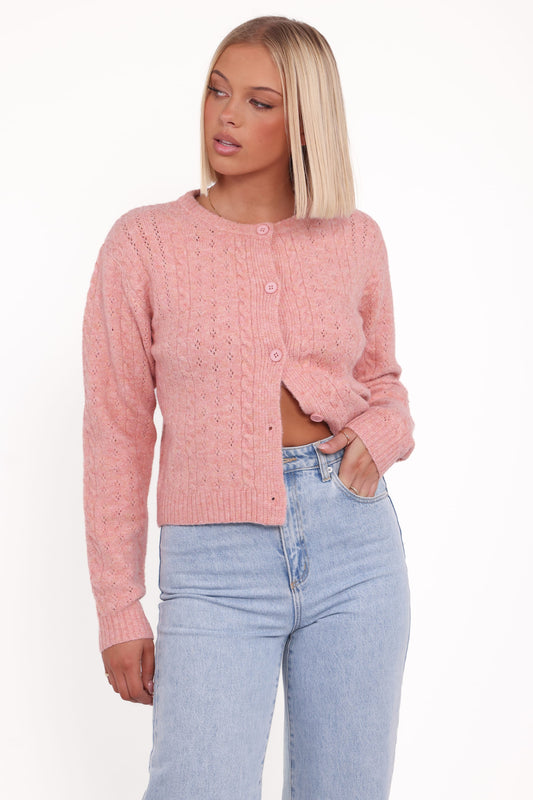 Bonnie Cardigan - Pink
