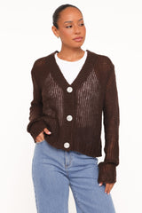 Gardner Cardigan - Coffee