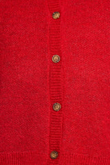 Naya Collar Cardigan - Red
