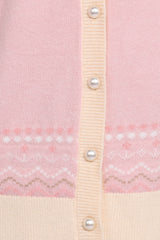 Poppi Fairisle Cardigan - Pink