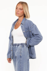 Remy Denim Utility Jacket - Medium Wash