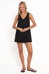 Archer Romper - Black