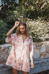 Ellisa Romper - Pink Floral