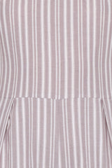 Ester Jumpsuit - Beige/White Stripe