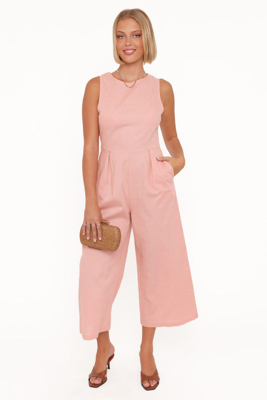 Ester Jumpsuit - Pale Pink