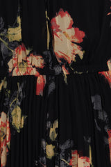 Hillary Romper - Black Floral