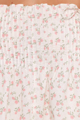 Liora Romper - Peach Ditsy Floral