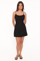 Marcella Romper - Black