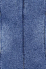 Paityn Denim Romper - Dark Wash