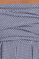Pricilla Jumpsuit - Blue Gingham