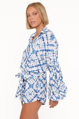Tansy Romper - Blue Diamond