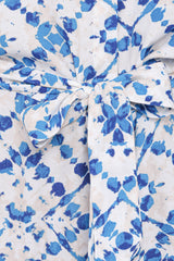 Tansy Romper - Blue Diamond