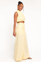 Althea Pant Set - Yellow