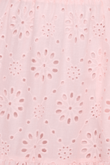 Angelina Skirt Set - Pink Broiderie
