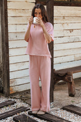 Angler Knit Set - Pink