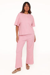 Angler Knit Set - Pink