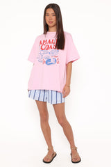 Bridget Short Set - Pink Amalfi Coast