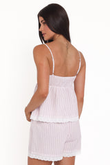 Bridie Short Set - Pink Stripe