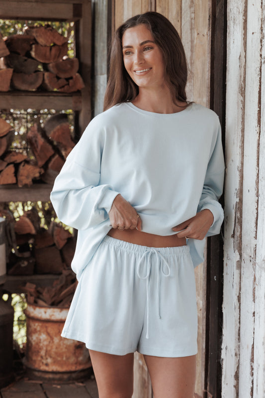 Eliza Short Set - Ice Blue