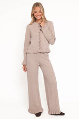 Eve Pant Set - Beige