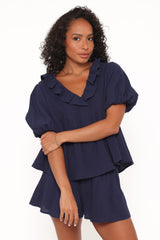 Felicity Short Set - Navy