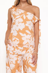 Flynn Pant Set - Yellow Floral