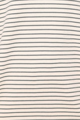 Hellen Stripe Short Set - Cream/Green Stripe