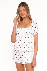 Julia Set - Black Polkadot