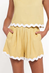 Katy Short Set - Yellow