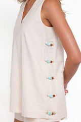Kelsey Short Set - Cream