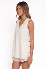 Kelsey Short Set - Cream