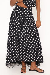 Lulu Set - Black Polka Dot