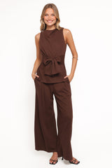 Meadow Pant Set - Chocolate