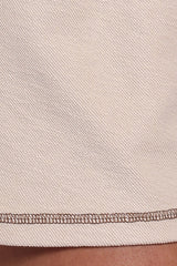 Melody Knit Short Set - Oat