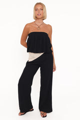 Olivia Pant Set - Black