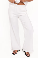 Olivia Pant Set - White