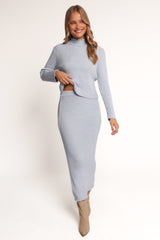 Payton Knitted Set - Light Blue